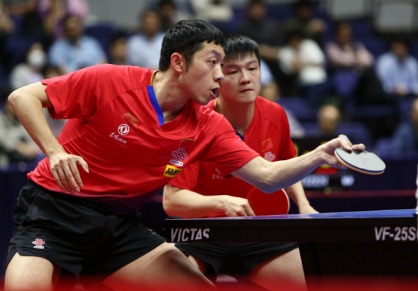 法国队横扫德国队，许昕惊艳四座